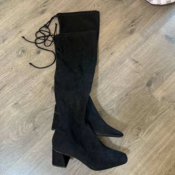 NWOB $99 Gianni Bini
Laredo Stretch Fabric Over-the-Knee Block Heel Boots SZ 11 - Picture 2 of 9